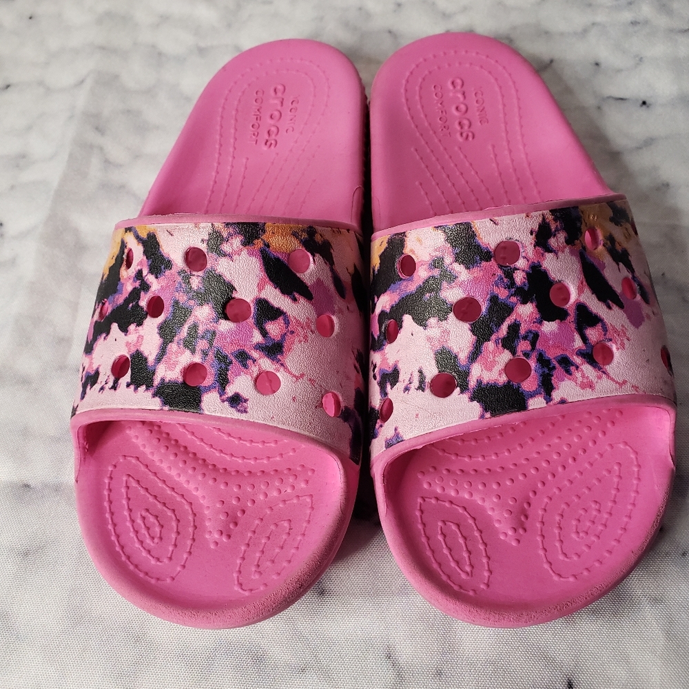 Crocs Pink Slide